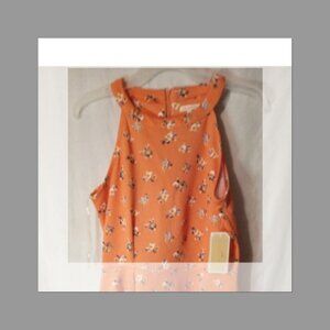 (O) Copper Key Juniors Girls Sleeveless Floral Dress Size L NWT